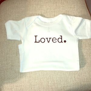 Loved baby onesie